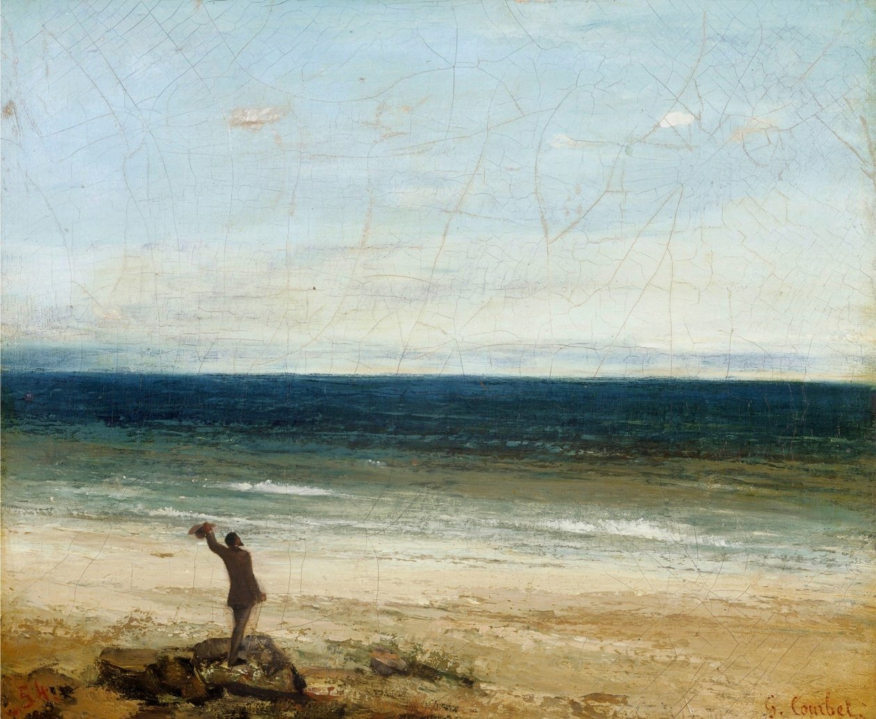 Le bord de mer à Palavas tekijältä Gustave Courbet