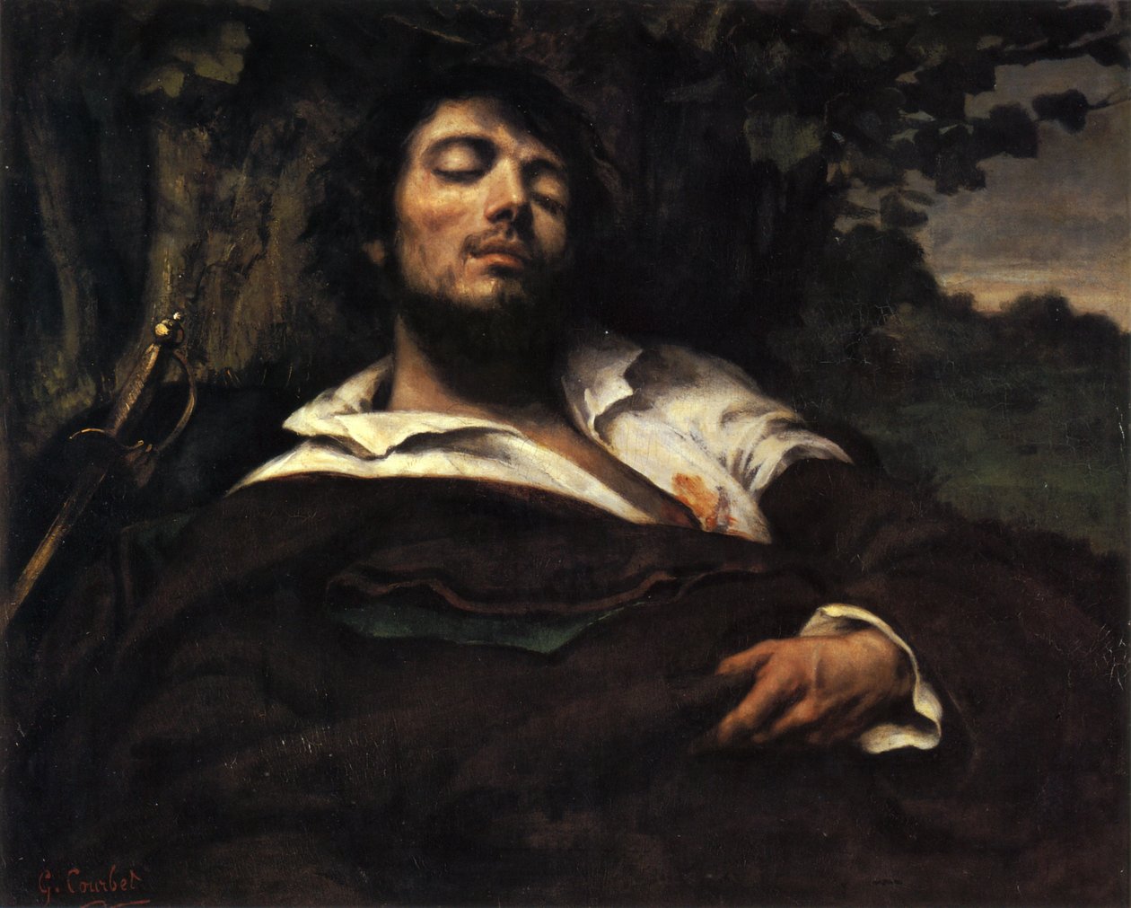 Lhomme siunatkoon tekijältä Gustave Courbet