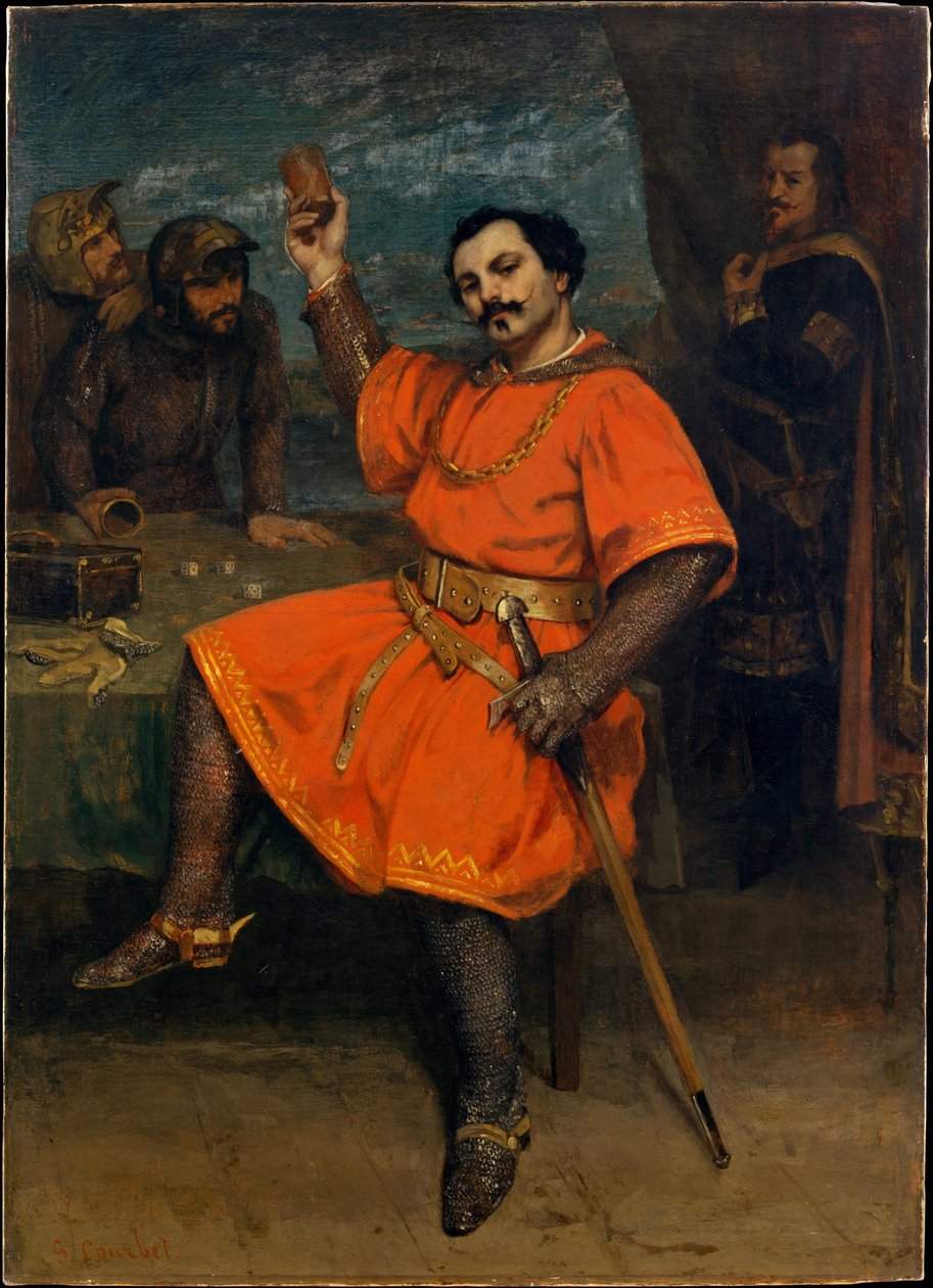 Louis Guéymard roolissa Robert le Diable (Robert le Diable) tekijältä Gustave Courbet