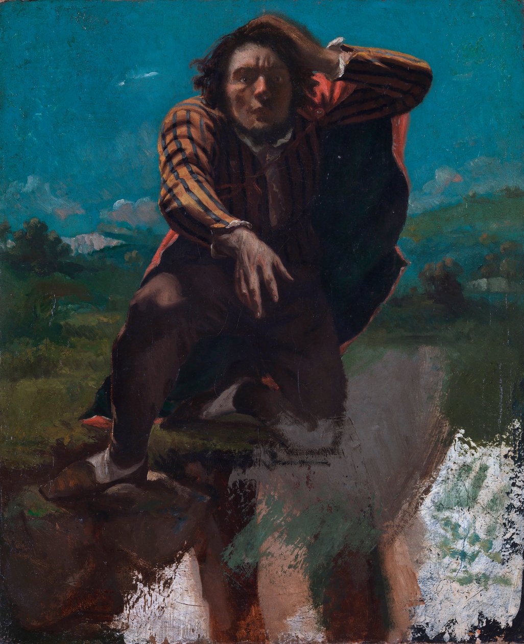 På kanten av stupet tekijältä Gustave Courbet