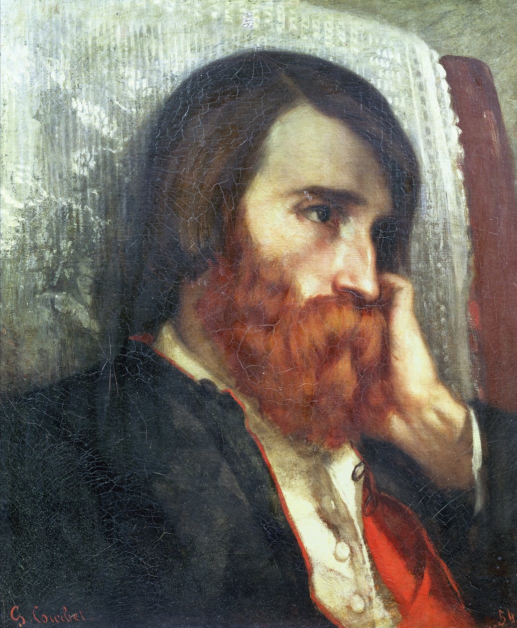 Alfred Bruyasin muotokuva tekijältä Gustave Courbet