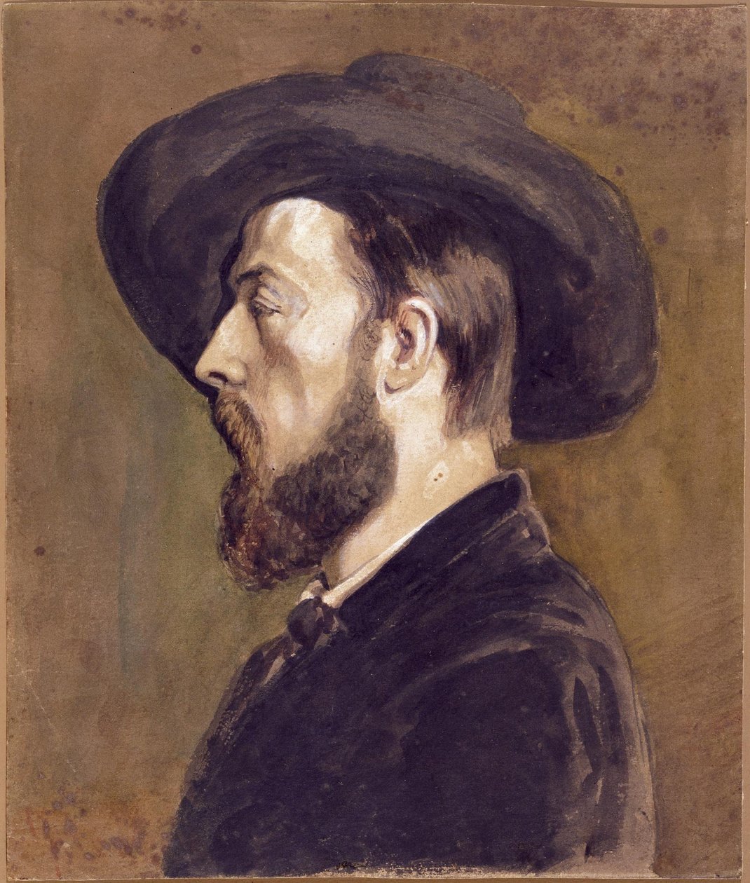 Jongkindin muotokuva tekijältä Gustave Courbet