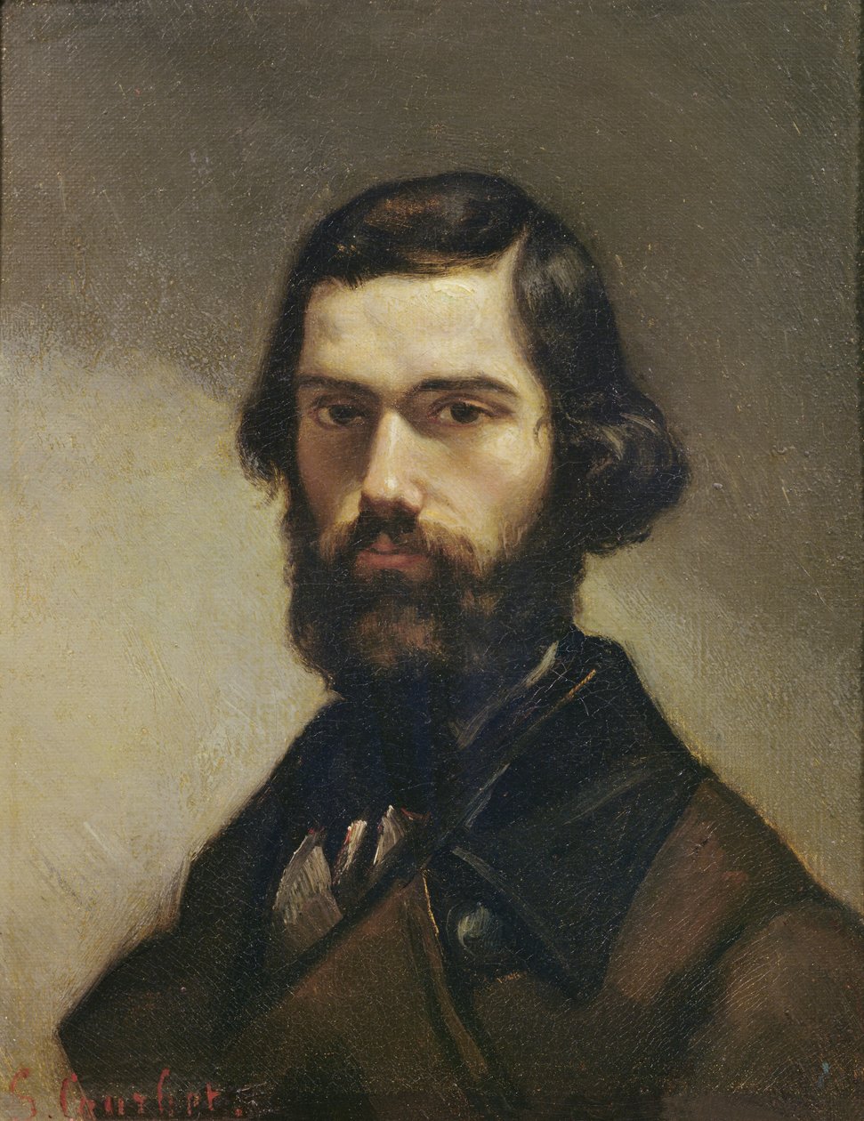 Jules Vallesin (1832-85) muotokuva n. 1861 tekijältä Gustave Courbet