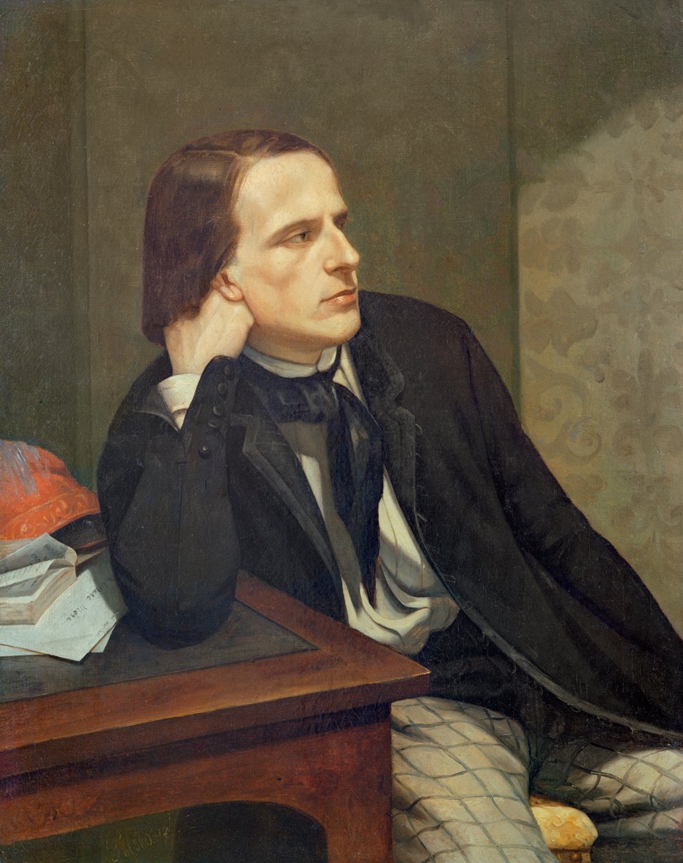 Muotokuva Paul Ansoutista, 1844 tekijältä Gustave Courbet