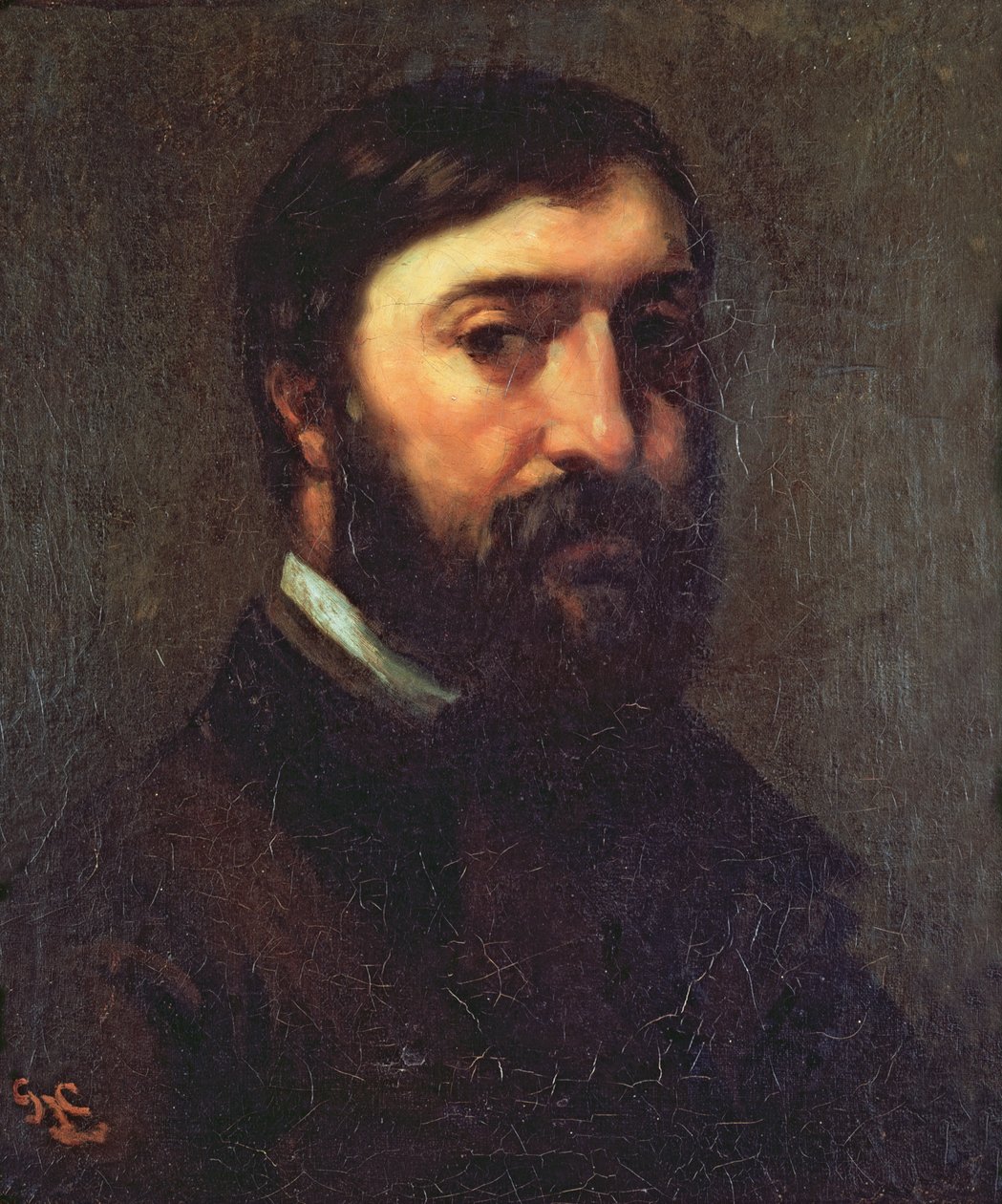 Urbain Cuenotin (s.1820) muotokuva 1846 tekijältä Gustave Courbet