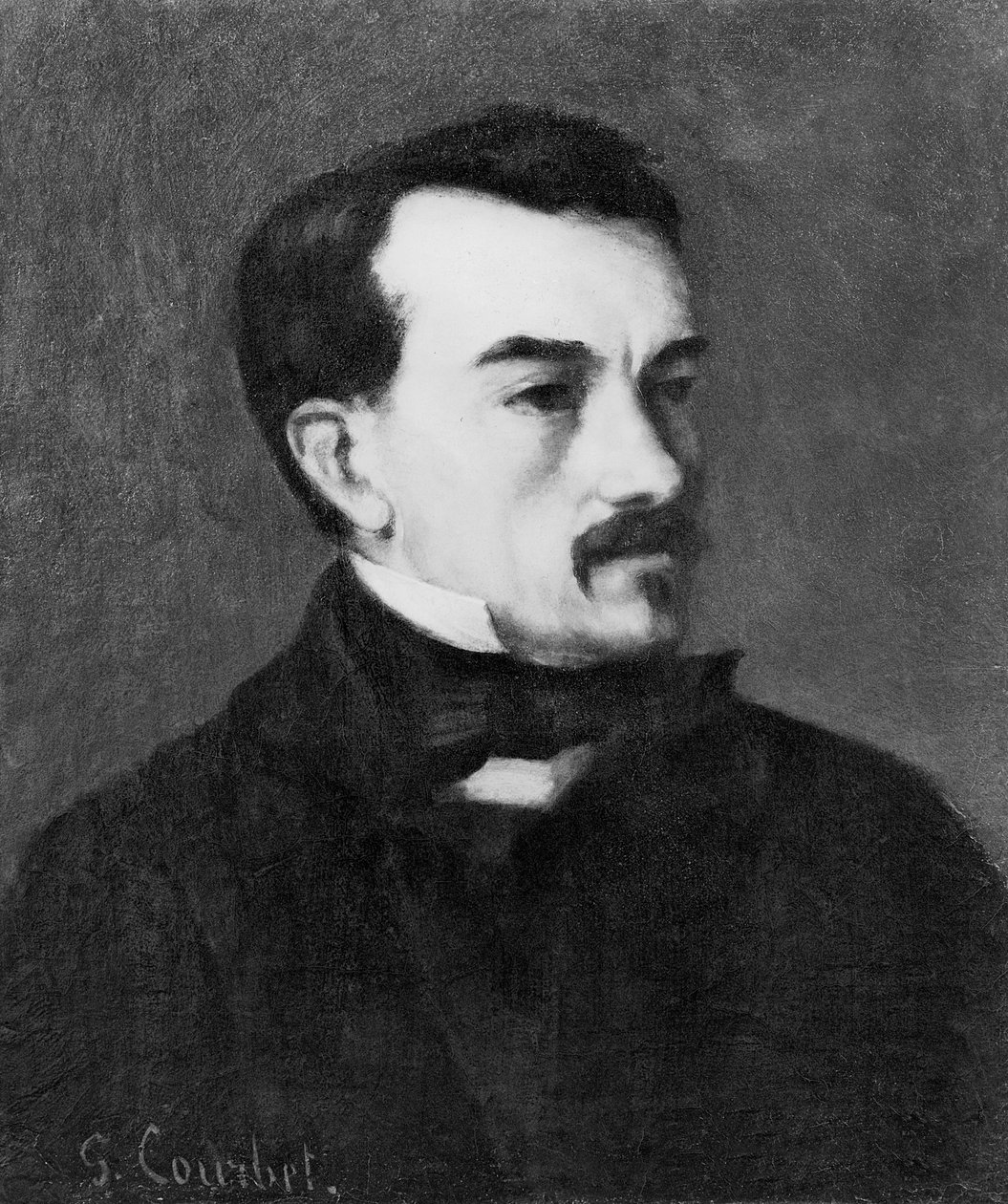 Miehen muotokuva tekijältä Gustave Courbet