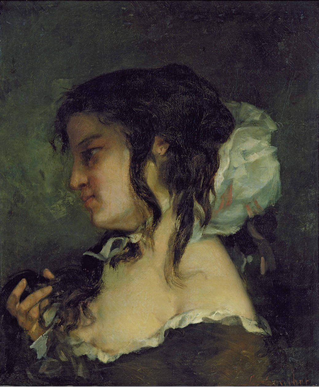 Heijastus, noin 1864-66 tekijältä Gustave Courbet
