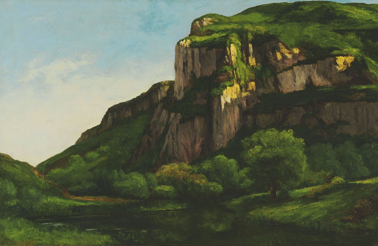 Rocks Mouthierissa tekijältä Gustave Courbet