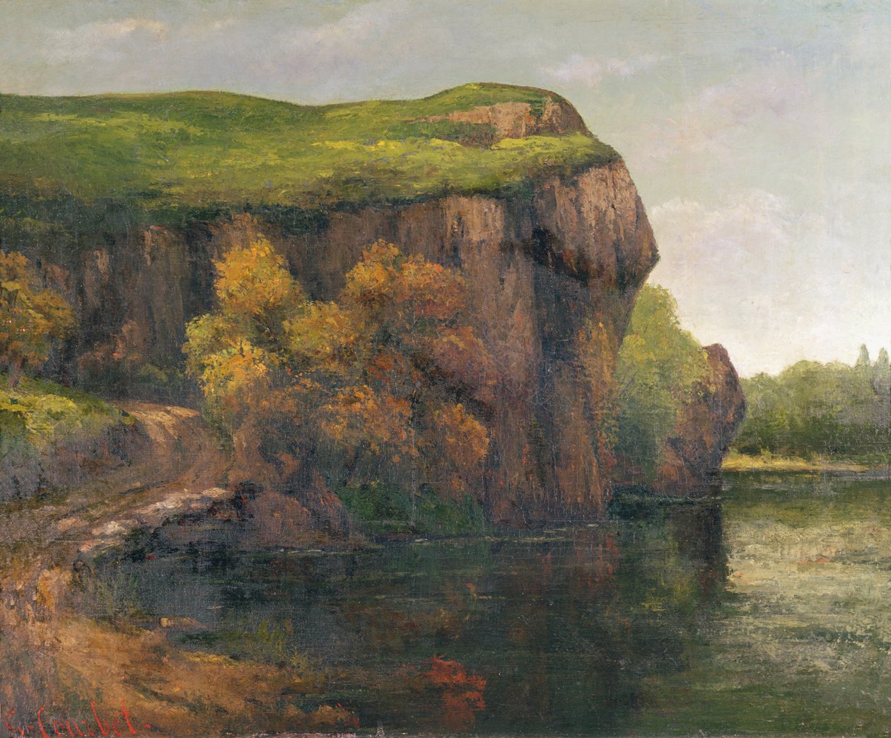 Rocky Cliffs tekijältä Gustave Courbet