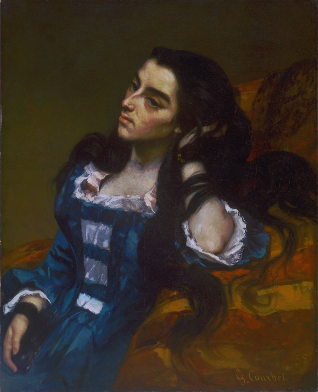 Espanjalainen nainen tekijältä Gustave Courbet