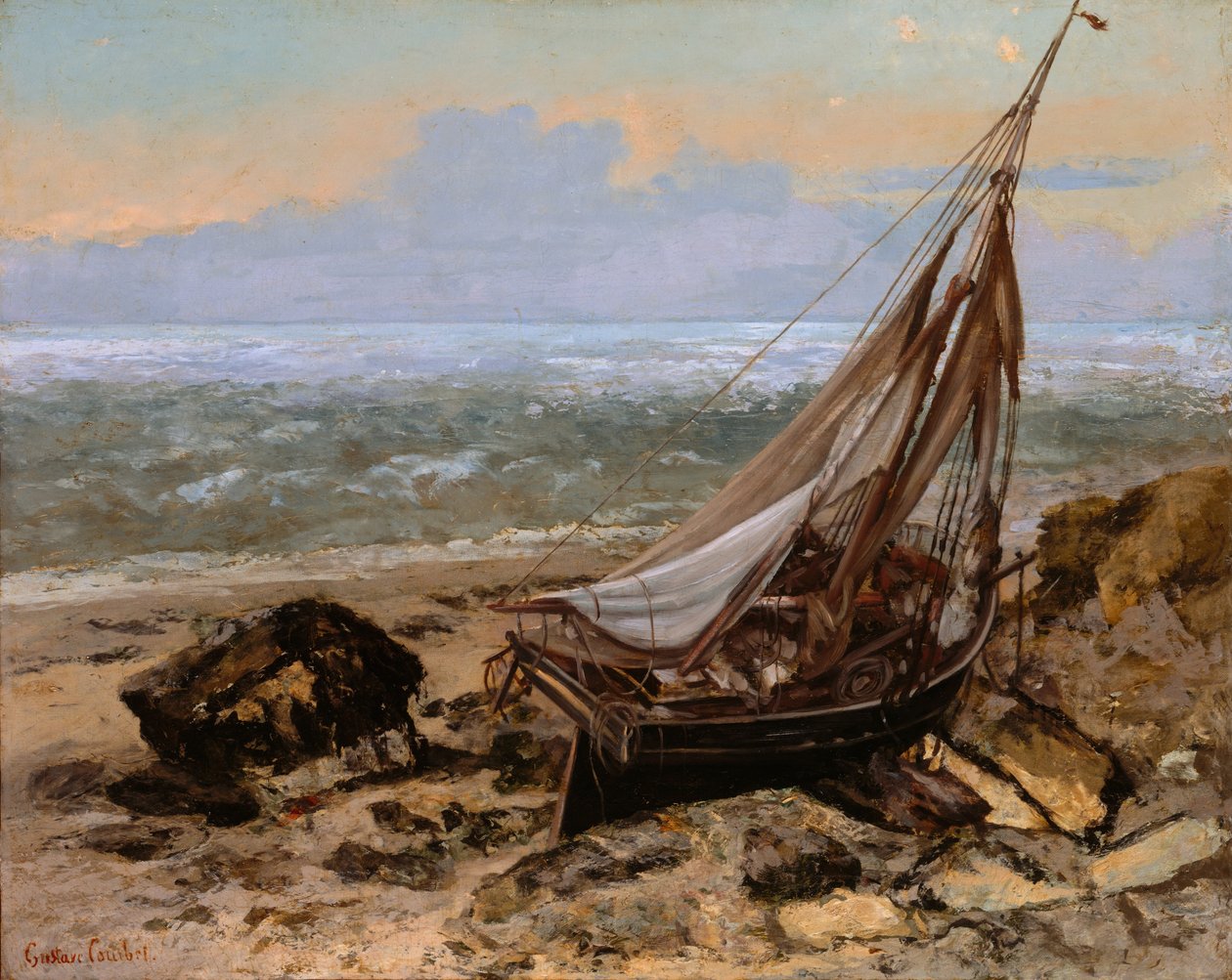 Kalastusvene tekijältä Gustave Courbet