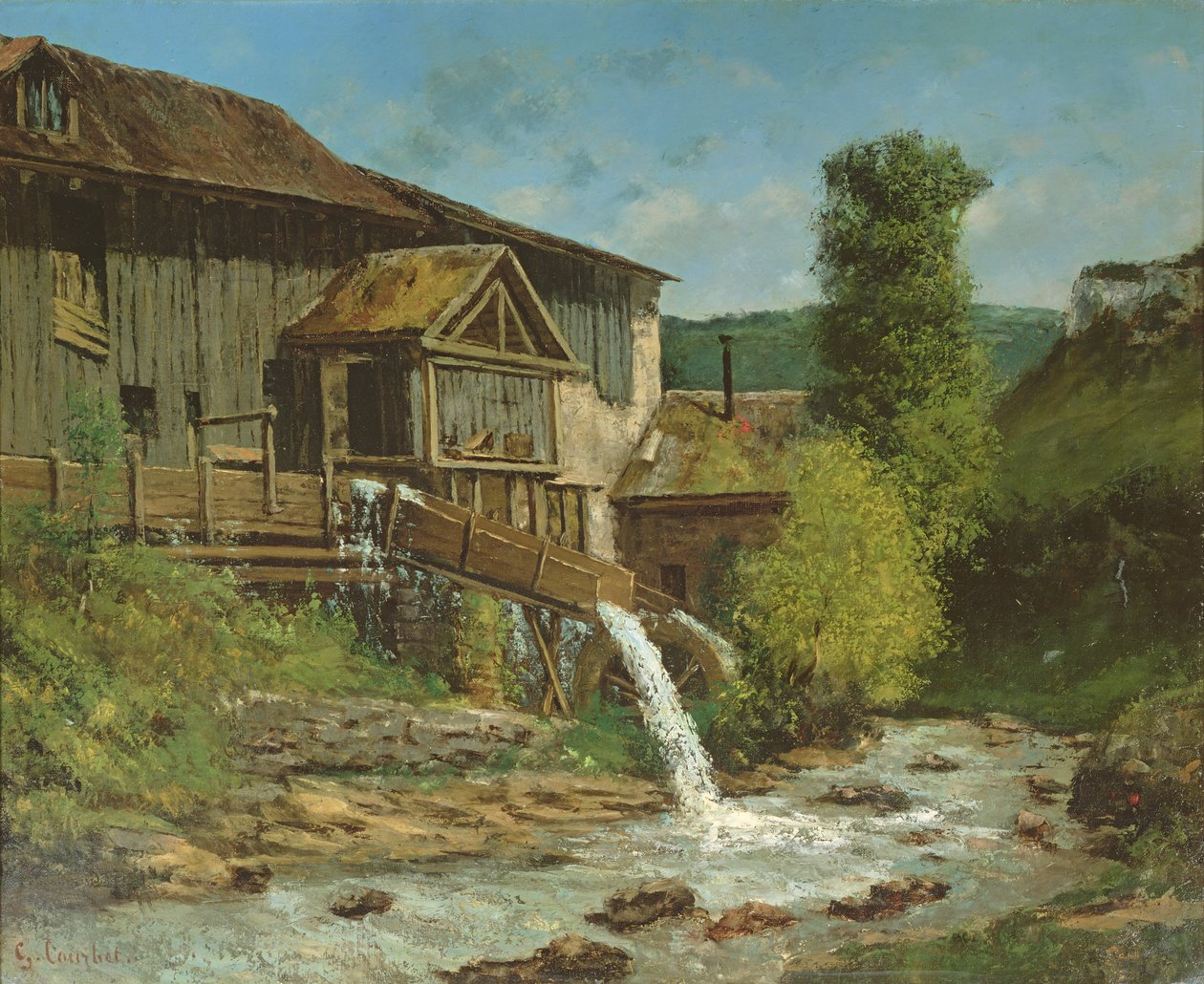 Gauffre-joen saha tekijältä Gustave Courbet