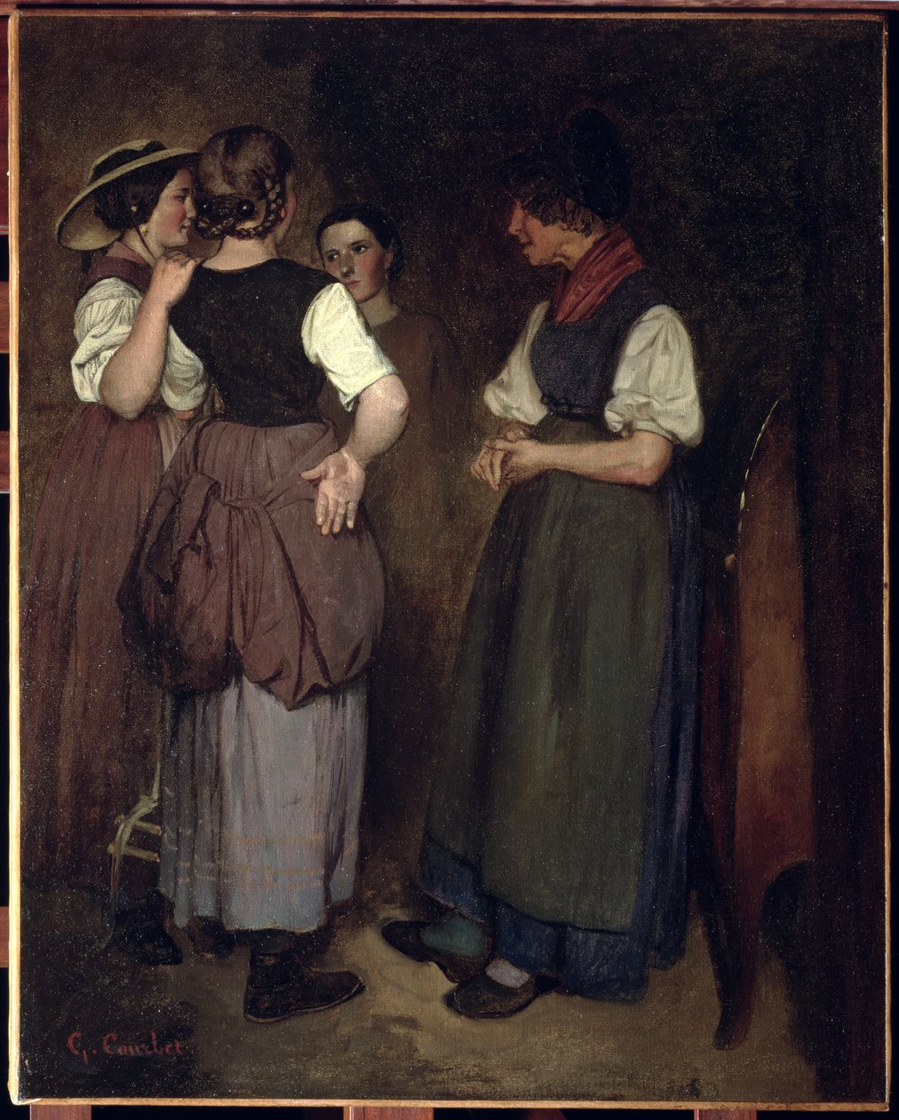 Isoäiti Salvanin tarinat, 1847 tekijältä Gustave Courbet