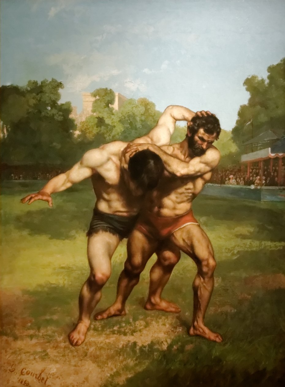 Painijat tekijältä Gustave Courbet