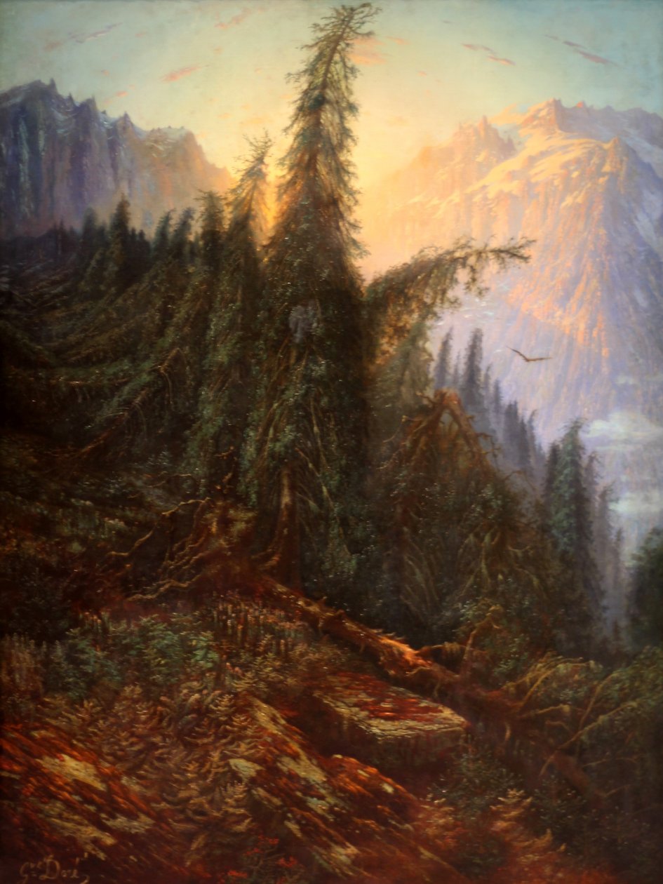 Paysage de montagne tekijältä Gustave Dore