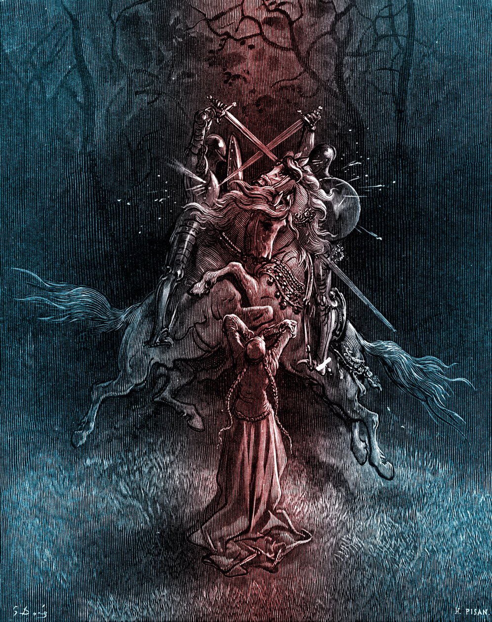 Orlando Furioso, Ludovico Ariosto tekijältä Gustave Dore