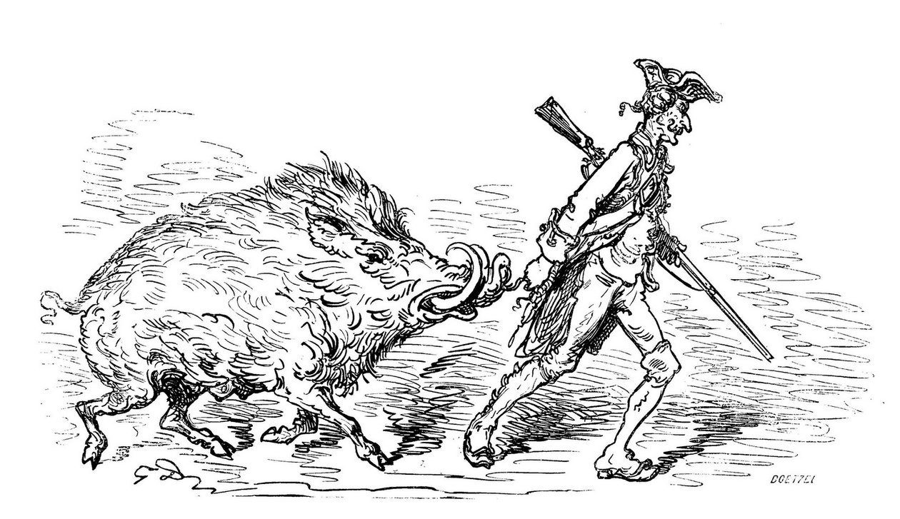 Paroni von Münchhausen tekijältä Gustave Dore