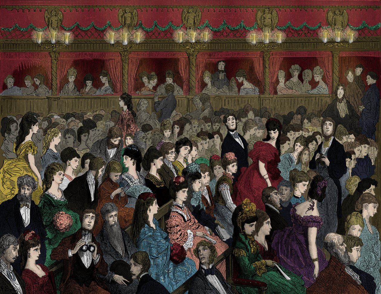 Covent Gardenin oopperatalo tekijältä Gustave Dore