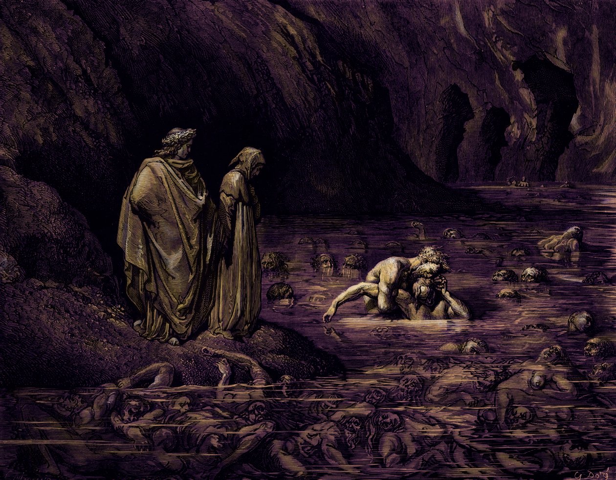 Dante Alighieri jumalallinen tekijältä Gustave Dore
