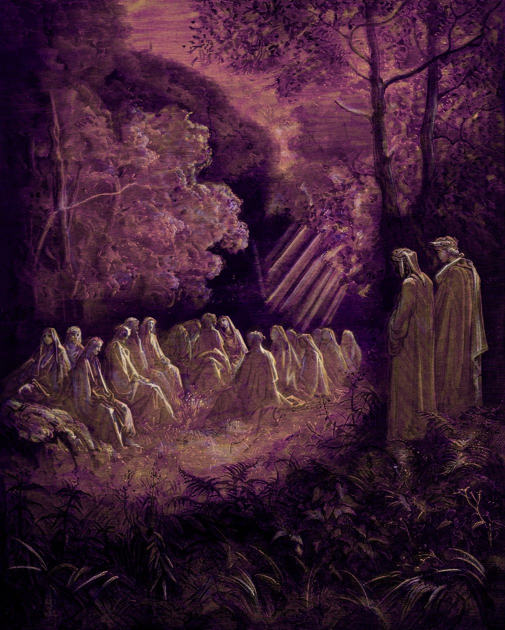 Danten kiirastule tekijältä Gustave Dore