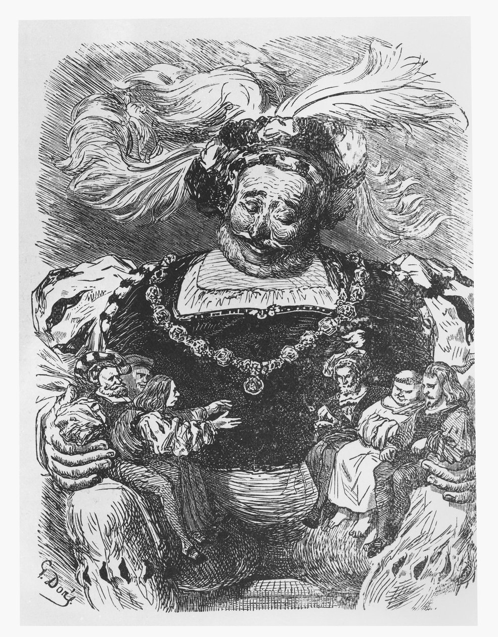 Kuvitus François Rabelais