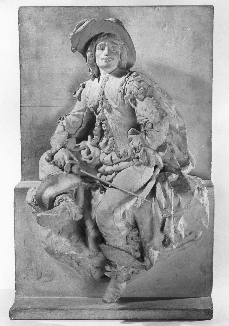 Alexandre Dumas Pere -muistomerkin malli, d