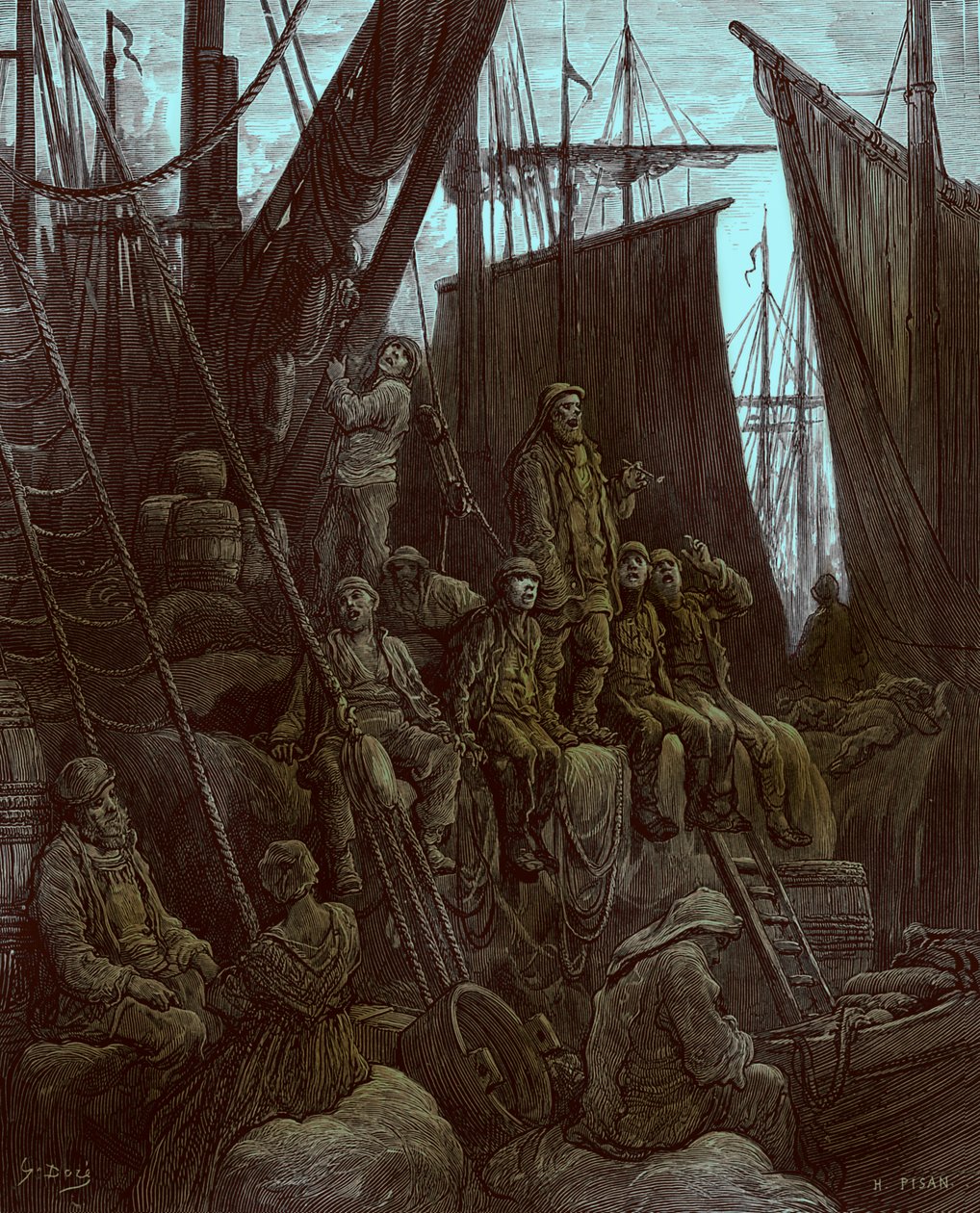 Billingsgate, Gustave Doré tekijältä Gustave Dore