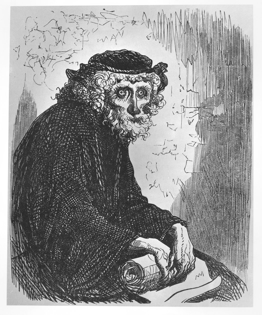 Yksi apedeltoista, kuvitus François Rabelais