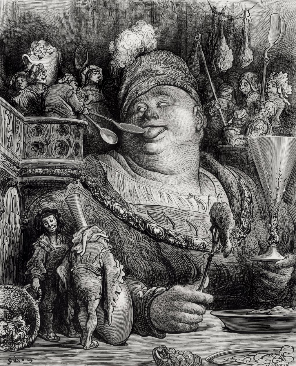 Pantagruelin ateria, Francois Rabelais
