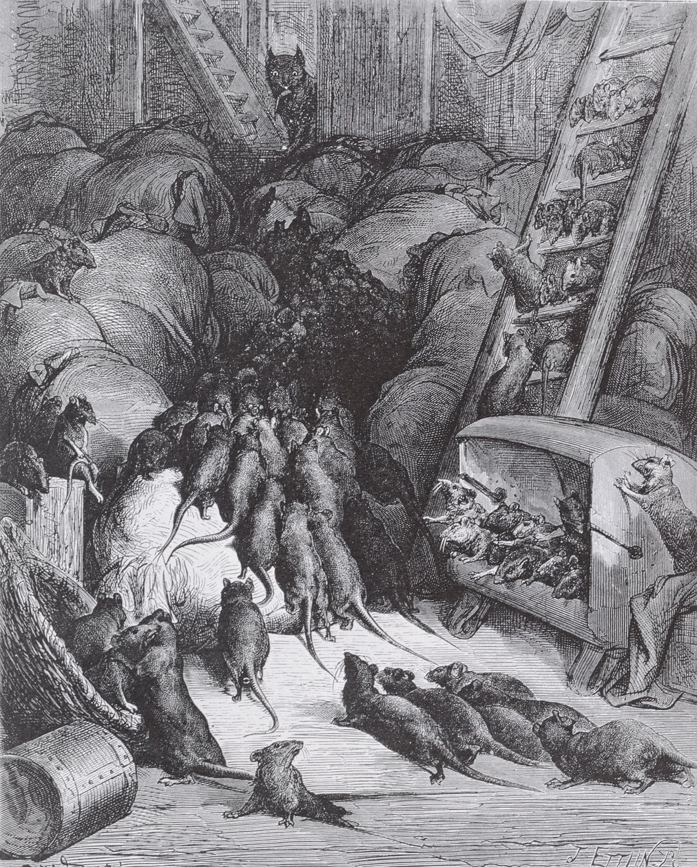 Rottien liiga, 1868 tekijältä Gustave Dore