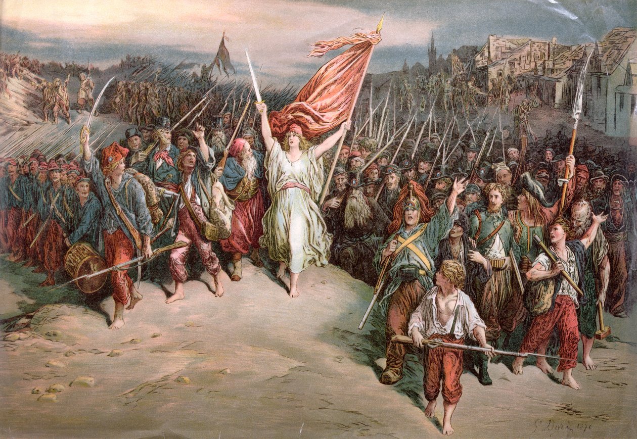 Marseillaise, 1870 tekijältä Gustave Dore