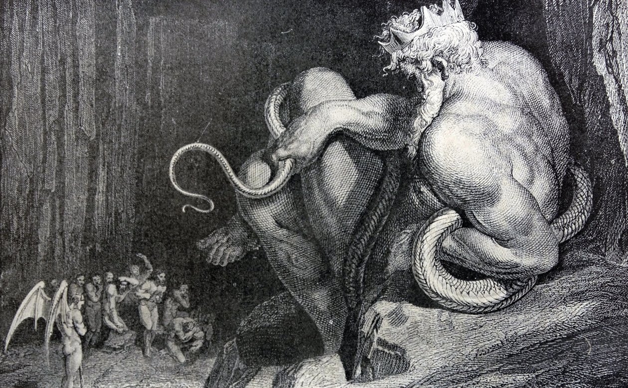 Siellä Minos seisoo, 1862 tekijältä Gustave Dore