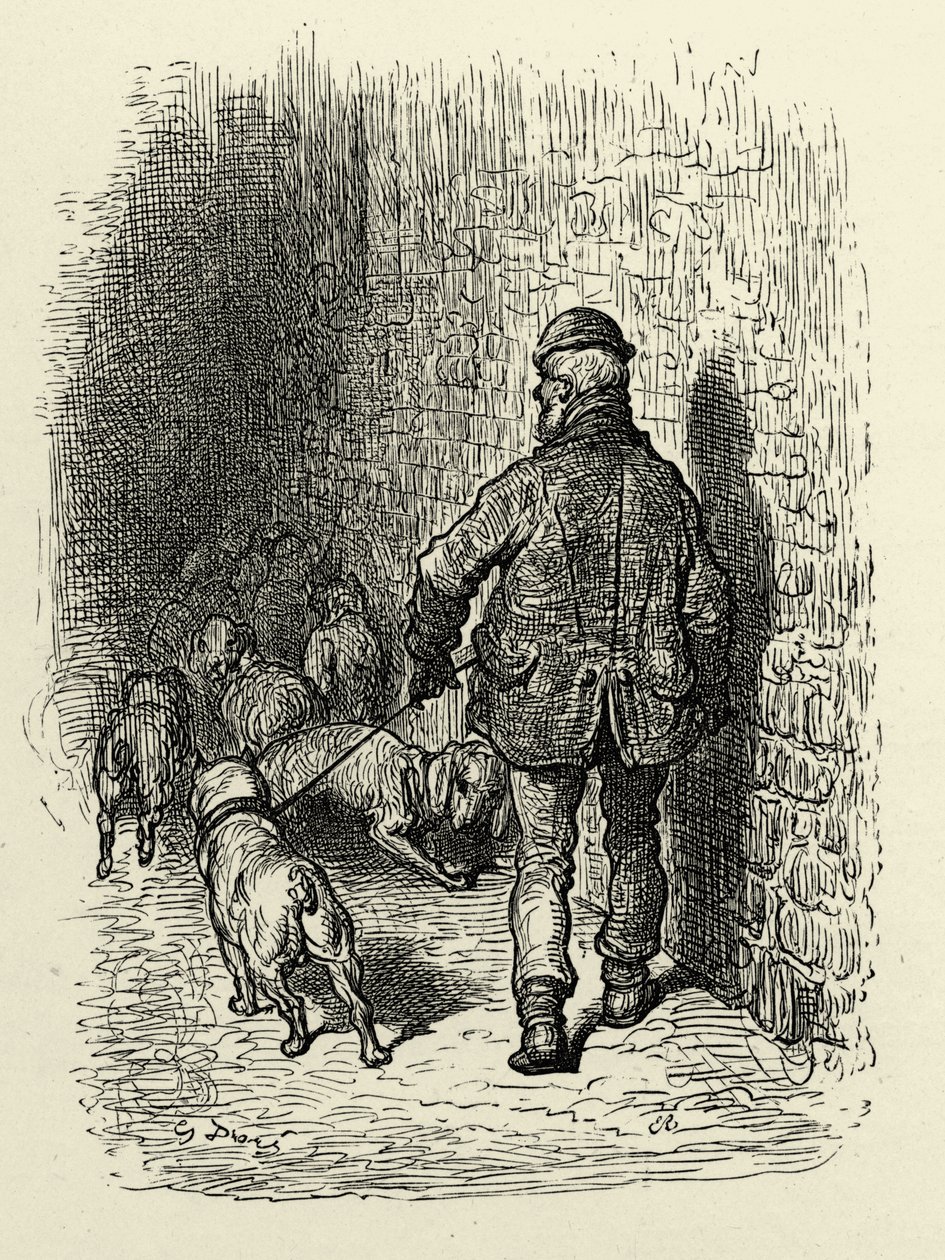 Victorian London Docks tekijältä Gustave Dore