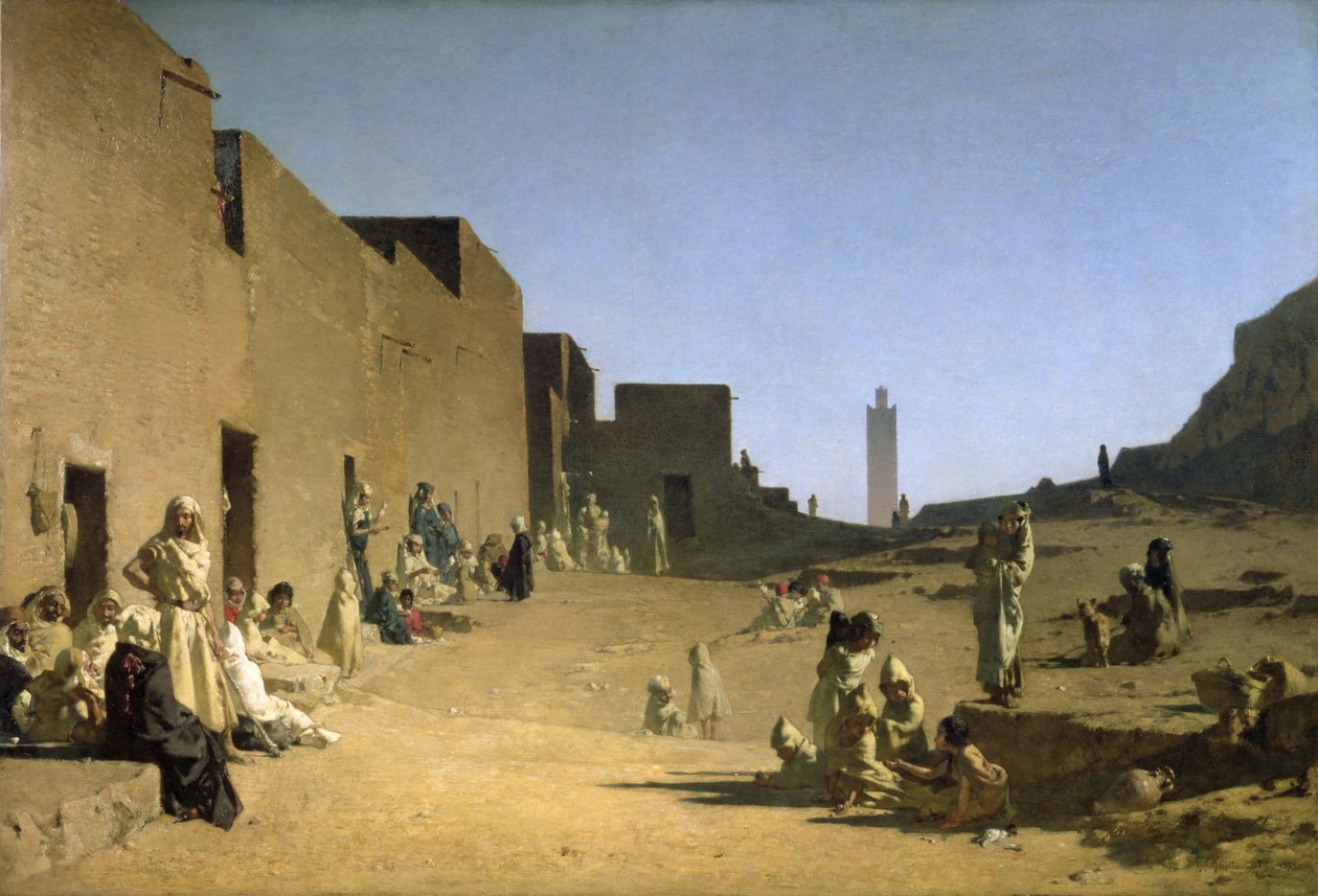 Laghouat Algerian Saharassa, 1879 tekijältä Gustave Guillaumet