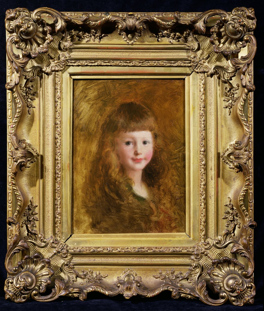 Tytön muotokuva tekijältä Gustave Jacquet