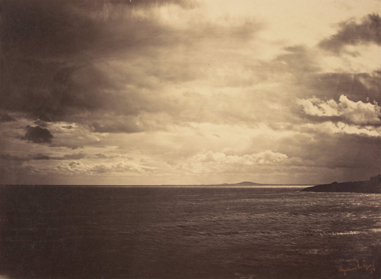 Pilvinen taivas tekijältä Gustave Le Gray