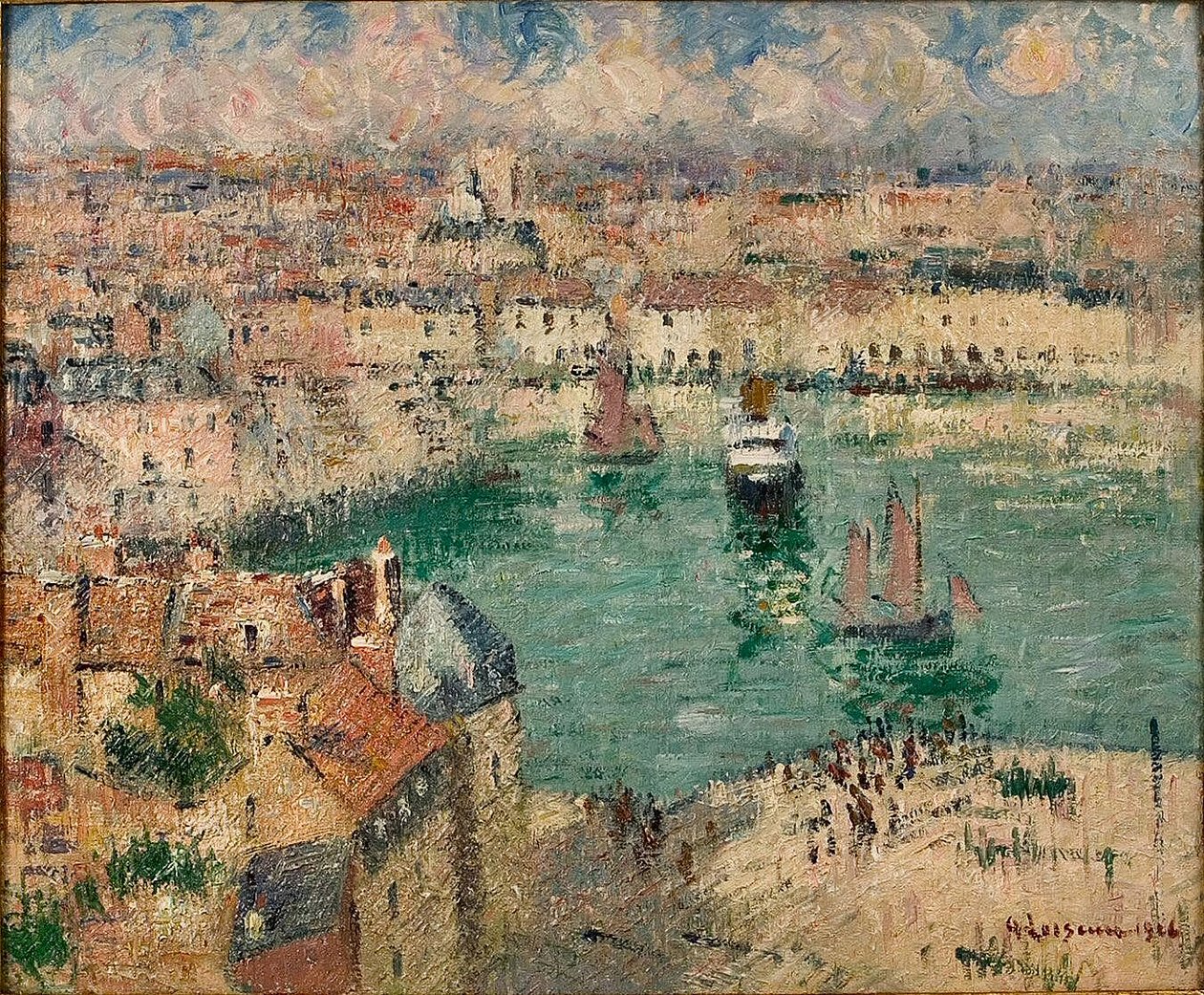 Le Port de Dieppe tekijältä Gustave Loiseau