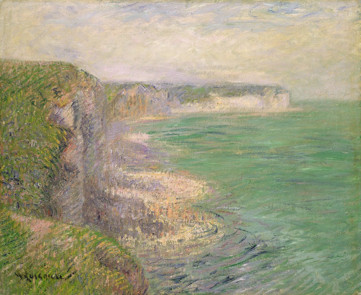 The Cliffs at Fecamp, noin 1920 tekijältä Gustave Loiseau