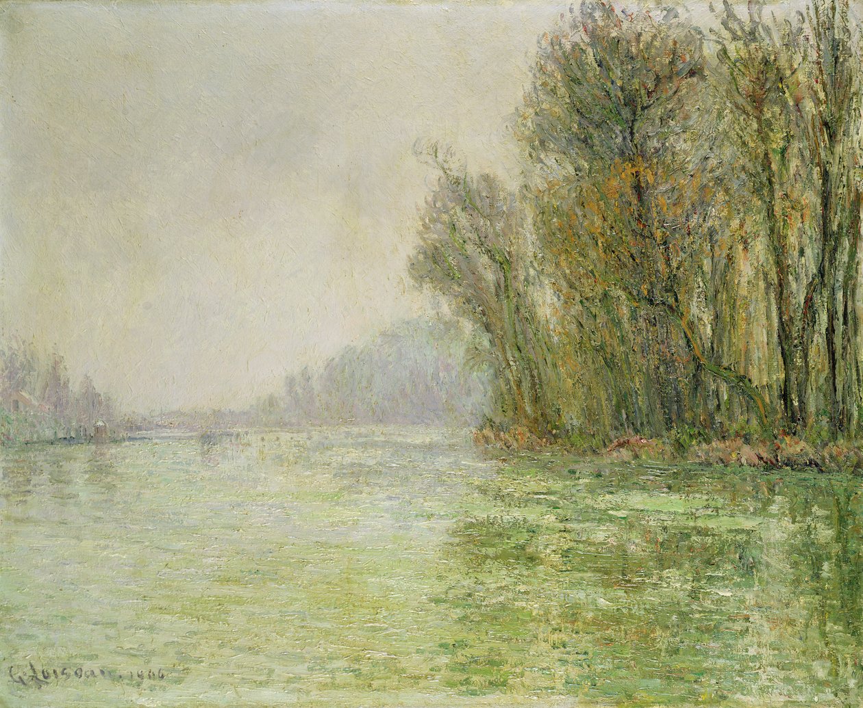 Oise talvella, 1906 tekijältä Gustave Loiseau