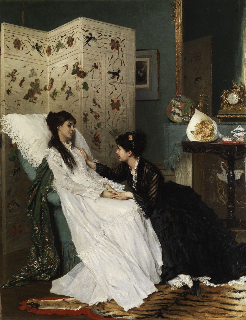 Die Genesung tekijältä Gustave Léonard de Jonghe