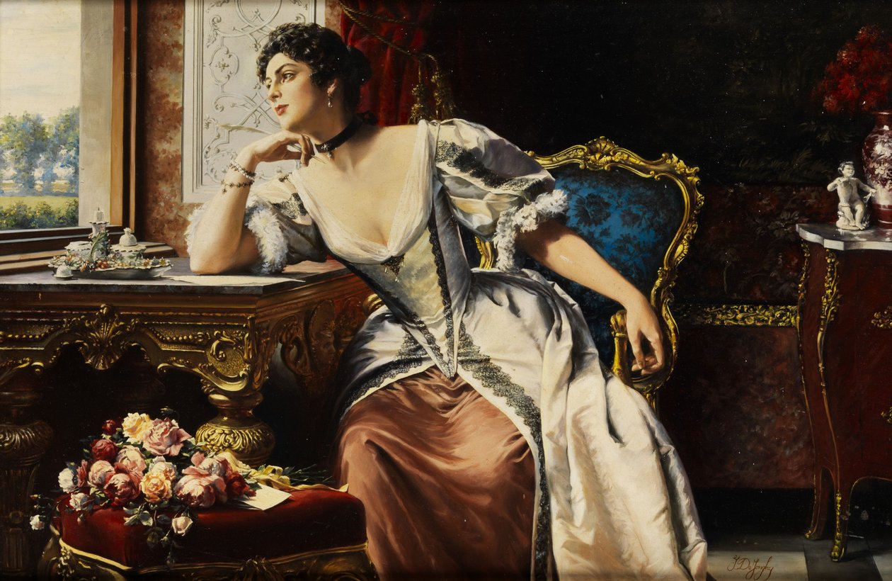Gedanken beim Verfassen des Briefes tekijältä Gustave Léonard de Jonghe