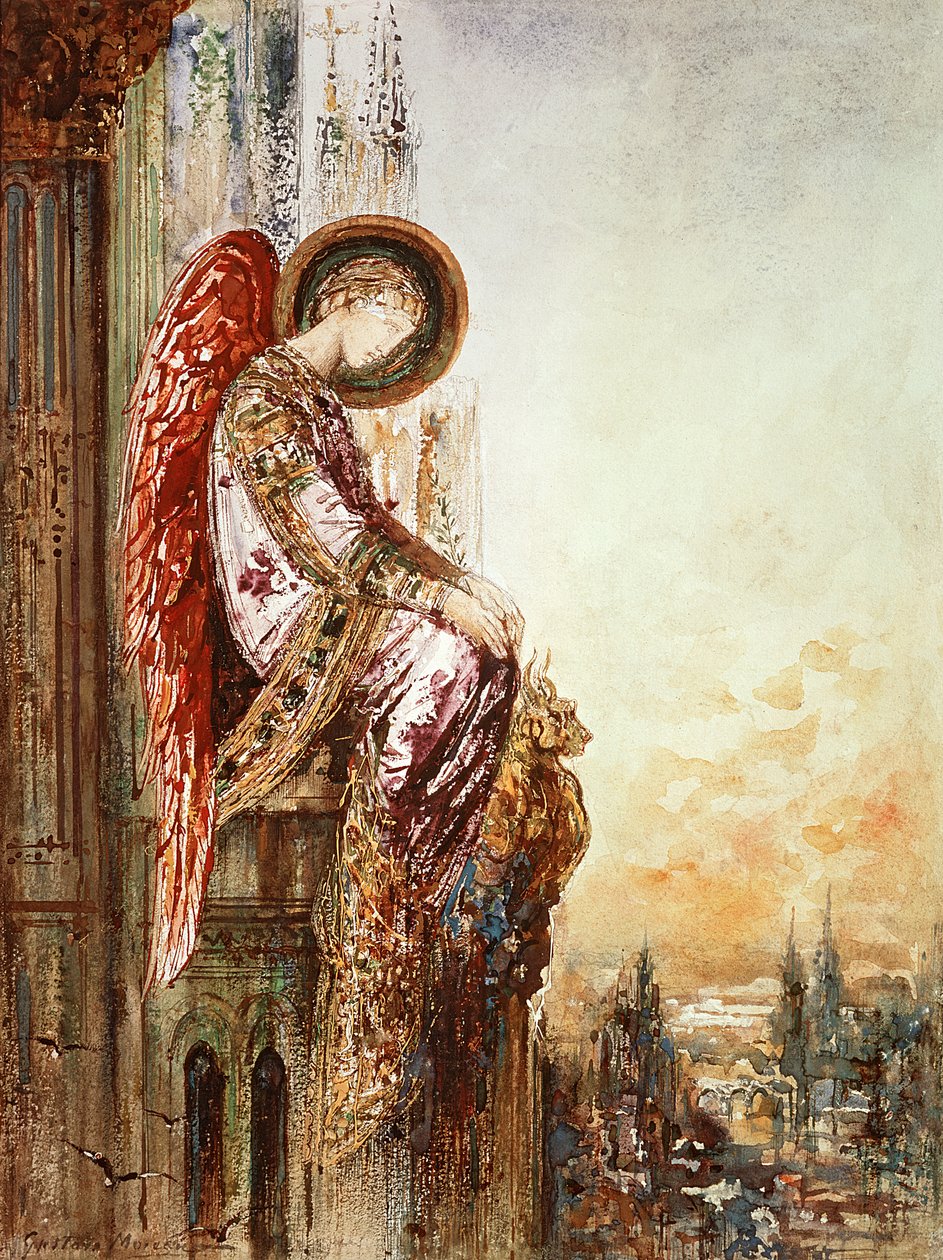 Enkelimatkaaja tekijältä Gustave Moreau