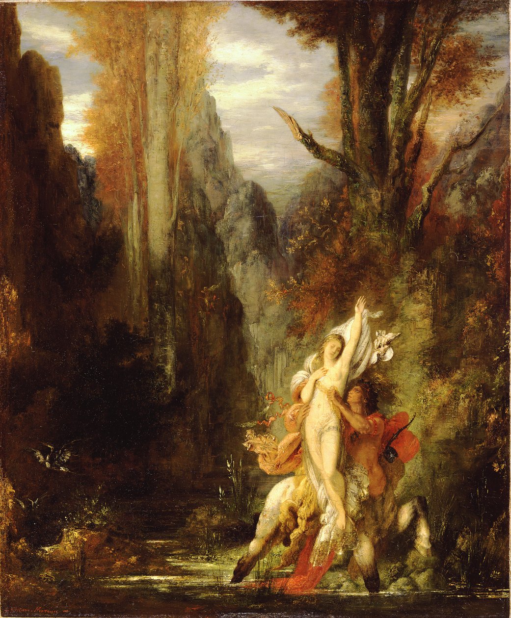 Dejanira (syksy), n. 1872-3 tekijältä Gustave Moreau