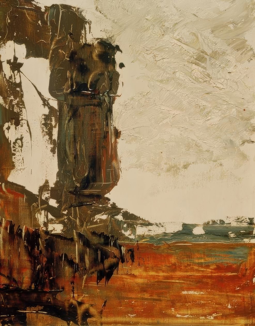 Esquisse de paysage (?) tekijältä Gustave Moreau