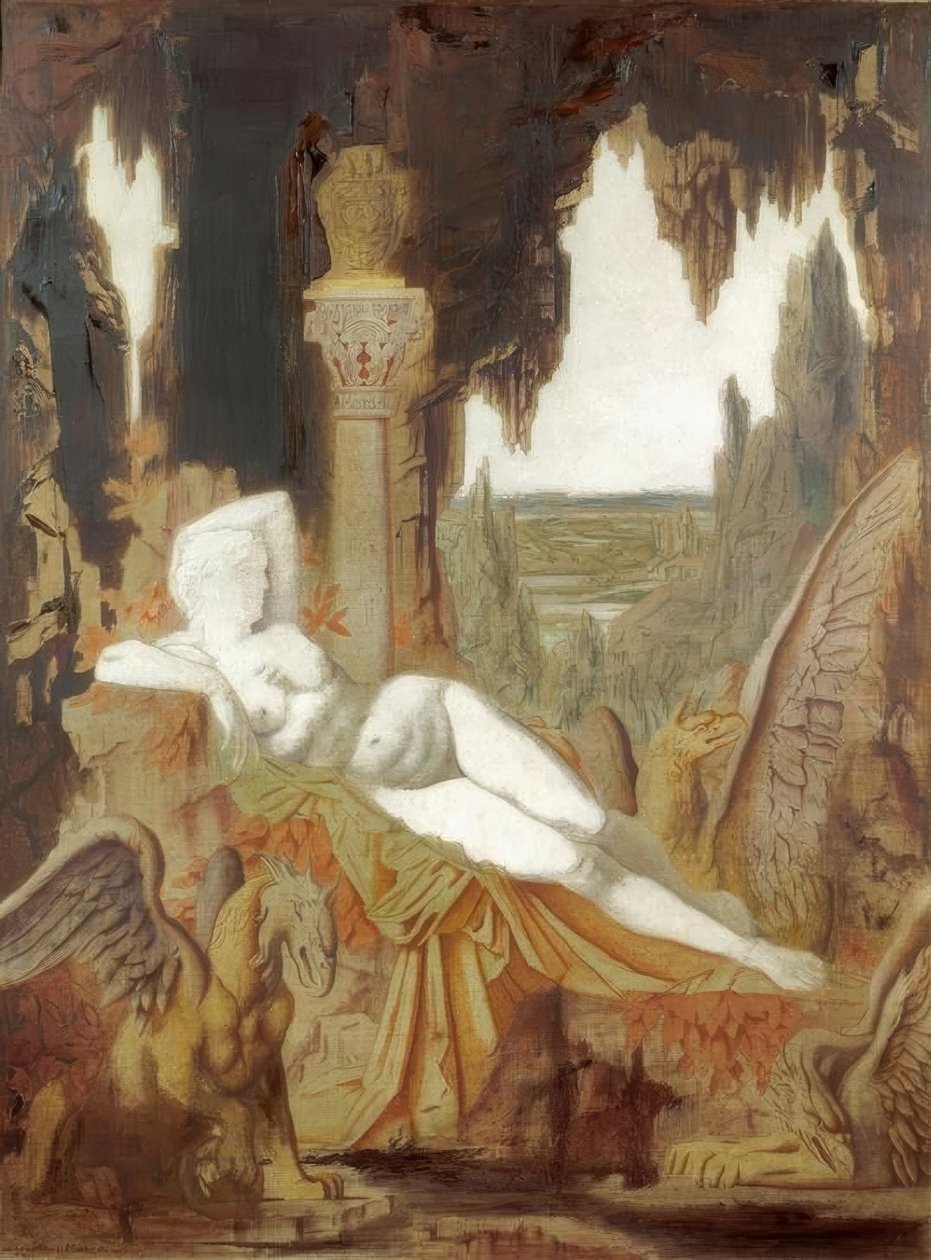 Fée aux griffons tekijältä Gustave Moreau