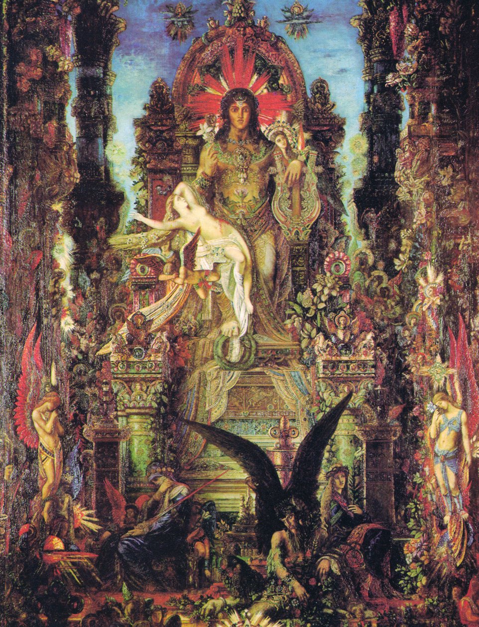 Jupiter ja Semele tekijältä Gustave Moreau