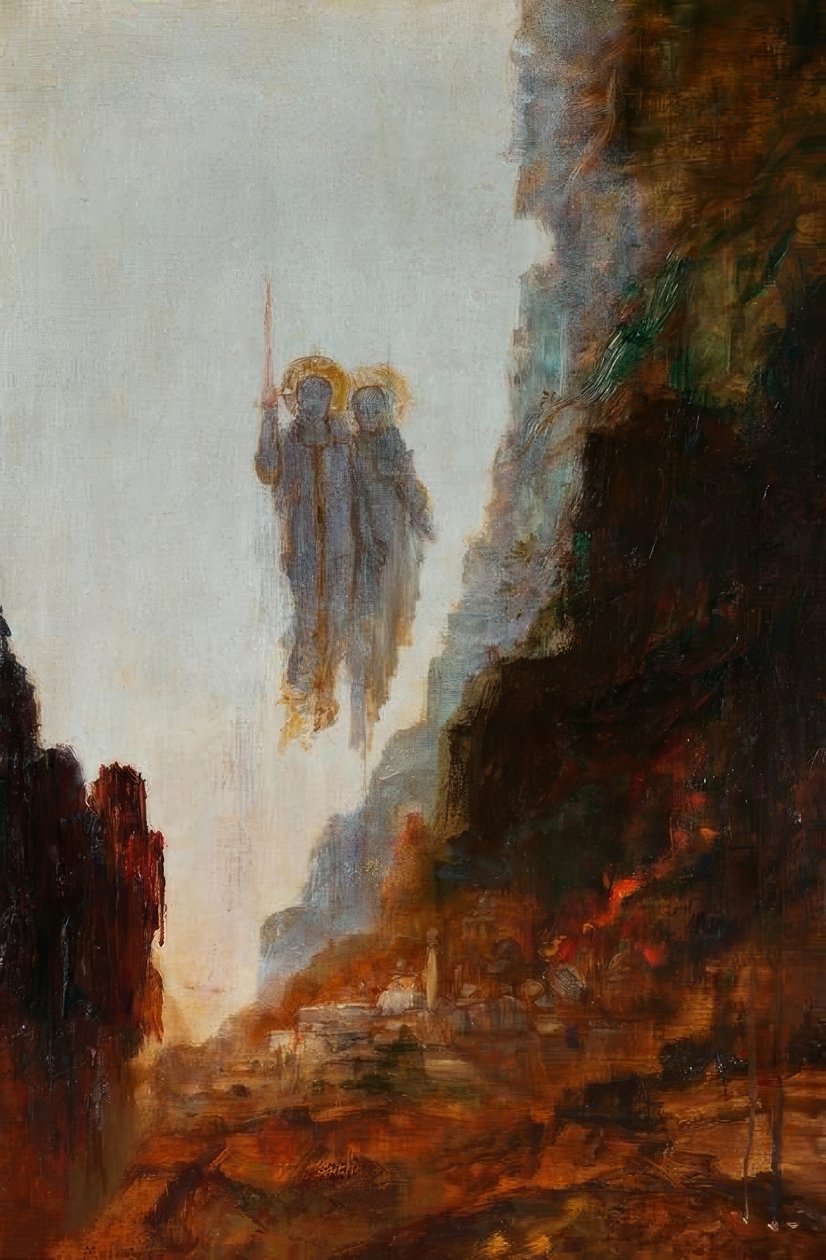 Les anges de Sodome tekijältä Gustave Moreau