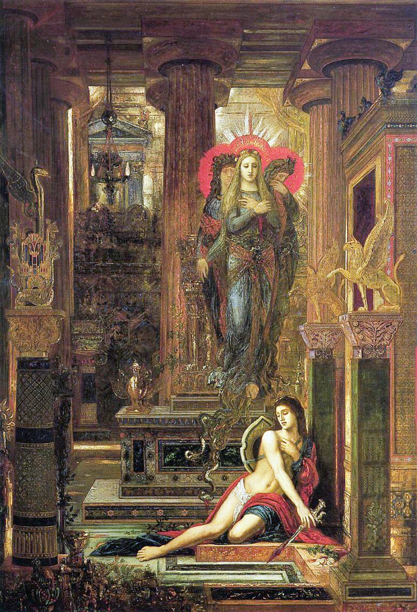 Orestes ja Eronyes, 1891 tekijältä Gustave Moreau