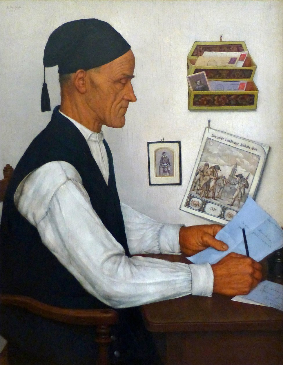 Le Messager boiteux, 1935 tekijältä Gustave Stoskopf