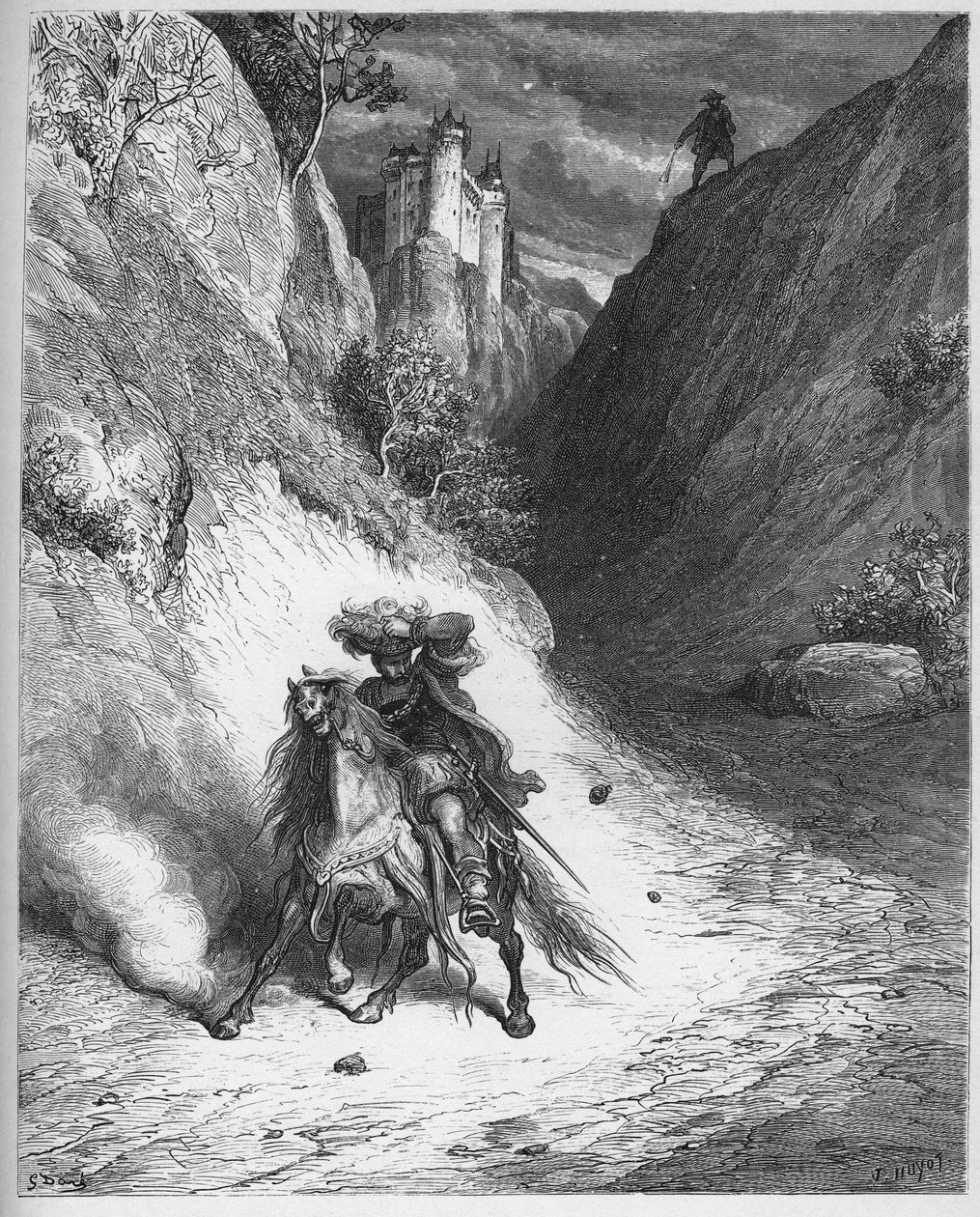 Le Lion et le Moucheron - leijona ja sääski - Jean de La Fontainen (Lafontaine) (1621-95) 